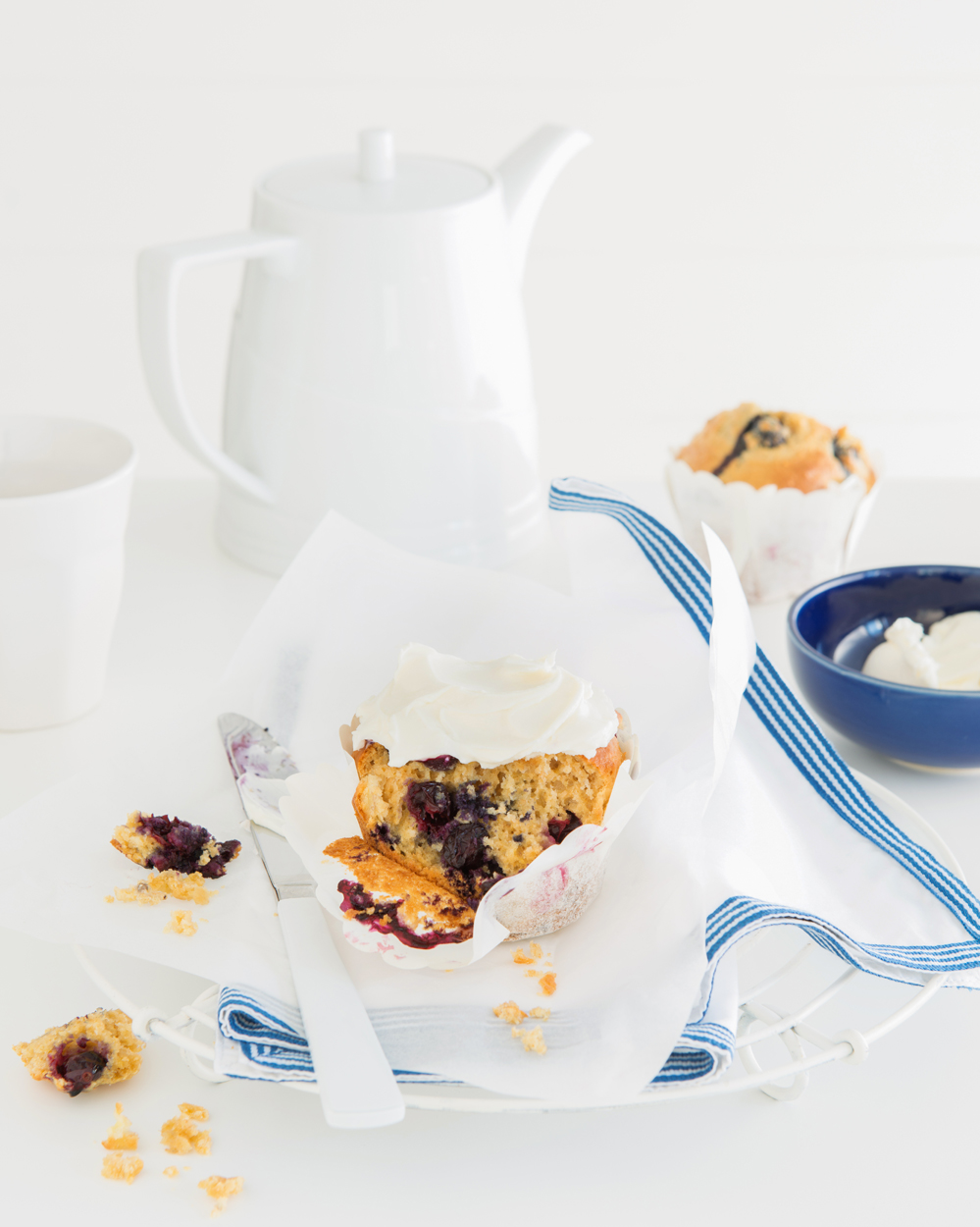 Blueberry and Banana Muffin